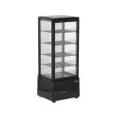 YATO GASTRO Display 98 L 46 x 41 x 112 cm schwarz