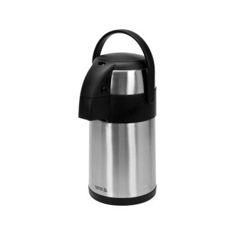 YATO GASTRO Pumpenthermoskanne 2,2 Liter Inox