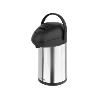 YATO GASTRO Inox Thermoskanne 3 Liter mit Pumpe