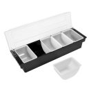 YATO GASTRO Rohstoffbehälter mit 5-teiligem verschließbarem Deckel