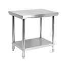YATO GASTRO Inox-Arbeitstisch mit unterer Ablage