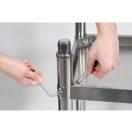 YATO GASTRO Inox-Arbeitstisch mit unterer Ablage