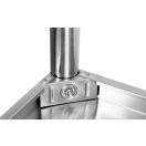 YATO GASTRO Inox-Arbeitstisch mit unterer Ablage