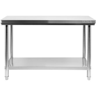 YATO GASTRO Inox-Arbeitstisch mit unterer Ablage