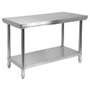 YATO GASTRO Inox-Arbeitstisch mit unterer Ablage