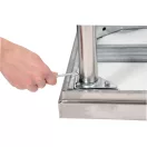 YATO GASTRO Inox-Arbeitstisch mit unterer Ablage