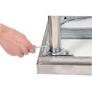 YATO GASTRO Inox-Arbeitstisch mit unterer Ablage