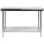 YATO GASTRO Inox-Arbeitstisch mit unterer Ablage