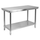 YATO GASTRO Inox-Arbeitstisch mit unterer Ablage