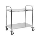 YATO GASTRO Lebensmittelwagen mit 2 Regalen