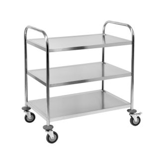 YATO GASTRO Lebensmittelwagen mit 3 Ablagen