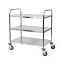 YATO GASTRO Lebensmittelwagen mit 3 Ablagen