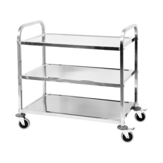 YATO GASTRO Lebensmittelwagen mit 3 Ablagen