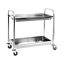 YATO GASTRO Lebensmittelwagen mit 2 Ablagen und tiefen Ablagen