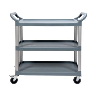 YATO GASTRO Speisewagen mit 3 Ablagen, Kunststoff