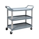 YATO GASTRO Speisewagen mit 3 Ablagen, Kunststoff