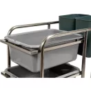 YATO GASTRO Küchenwagen 5 Stauräume, 3 Regale