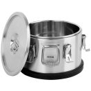 YATO GASTRO Lebensmittellieferbehälter doppelwandig 10 Liter Edelstahl