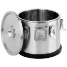 YATO GASTRO Essenslieferbottich doppelwandig 15 Liter Edelstahl