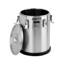 YATO GASTRO Essenslieferbottich doppelwandig 25 Liter Inox