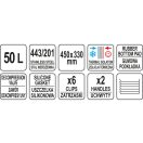 YATO GASTRO Essenslieferbottich doppelwandig 50 Liter Inox