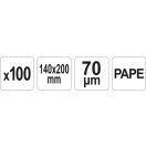 YATO GASTRO Vakuumbeutel 150 x 200 mm (100 Stück)