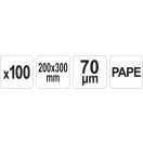 YATO GASTRO Vakuumbeutel 200 x 300 mm (100 Stück)