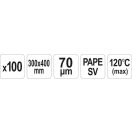 YATO GASTRO Sous-Vide-Vakuumbeutel 300 x 400 mm (100 Stück)