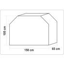 YATO GASTRO Abdeckplane für Gasgrill 1500 x 650 x 1050 mm