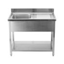 YATO Einbeckenspüle Arbeitstisch 100 x 60 cm