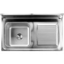 YATO Einbeckenspüle Arbeitstisch 100 x 60 cm