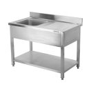 YATO Einbecken-Spültisch 120 x 60 cm