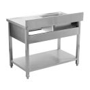 YATO Einbecken-Spültisch 120 x 60 cm