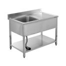 YATO Einbeckenspülbecken-Arbeitstisch 100 x 70 cm