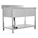 YATO Einbeckenspülbecken-Arbeitstisch 100 x 70 cm