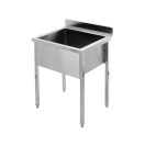 YATO Einbecken-Spültisch 60 x 70 cm