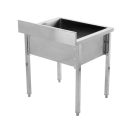 YATO Einbeckenspülbecken-Arbeitstisch 80 x 70 cm