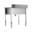 YATO Einbeckenspülbecken-Arbeitstisch 80 x 70 cm