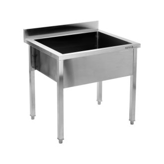YATO Einbeckenspüle Arbeitstisch 100 x 70 cm