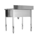 YATO Einbeckenspüle Arbeitstisch 100 x 70 cm