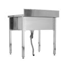 YATO Einbeckenspüle Arbeitstisch 100 x 70 cm