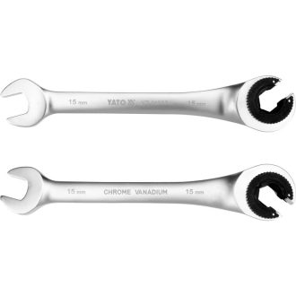 YATO Ratschen-Bremsleitungsschlüssel 15 mm