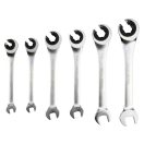 YATO Ratschen-Bremsleitungsschlüssel-Set, 6-teilig