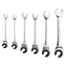 YATO Ratschen-Bremsleitungsschlüssel-Set, 6-teilig