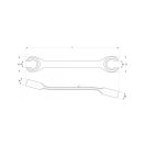 YATO Bremsleitungsschlüssel 13x14 mm CrV 6140
