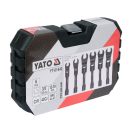 YATO Mechanischer Bremsleitungs-Steckschlüsselsatz 6-teilig 3/8" 12-19 mm