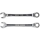 YATO Ratschen-Ring-Gabelschlüssel 17 mm / 225 mm 72T CrV