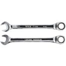 YATO Ratschen-Ringschlüssel 18 mm / 235 mm 72T CrV