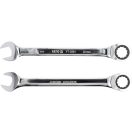 YATO Ratschen-Ringmaulschlüssel 22 mm / 290 mm 72T CrV