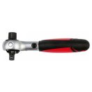 YATO Ratschenantriebswelle 1/4" 72T 115 mm rotierender Kopf CrV